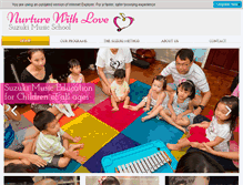 Tablet Screenshot of nurturewithlove.org